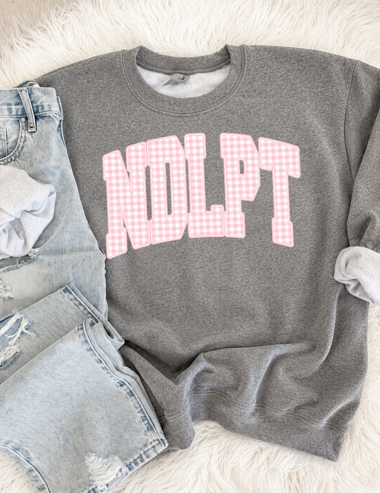 NDLPT Gingham Sweatshirt