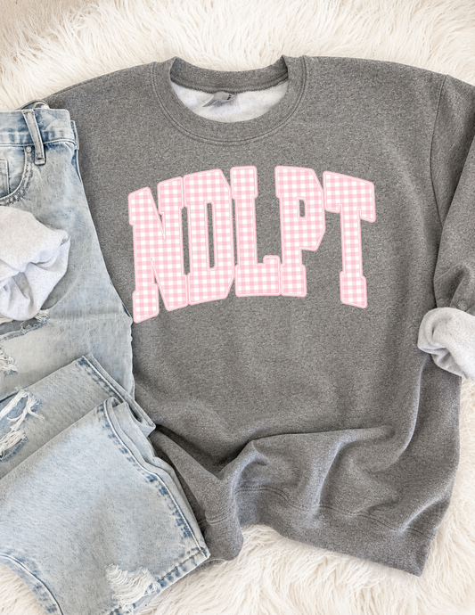 NDLPT Gingham Sweatshirt