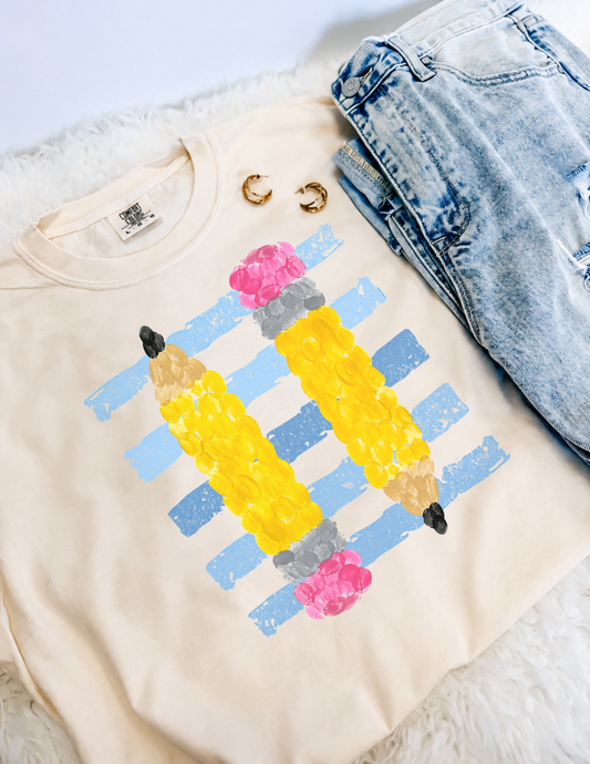 Painted Pencil Tee