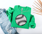 Polka Dot Baseball Sweatshirt