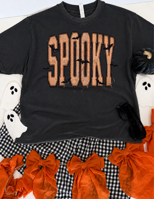 Spooky Faux Applique Tee