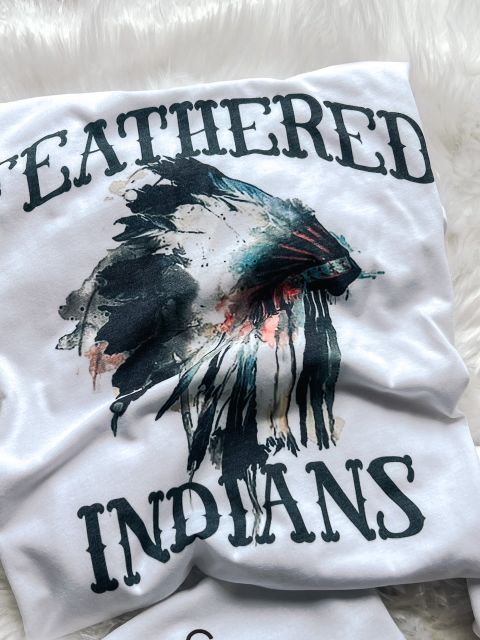 Feathered Indians Graphic Tee