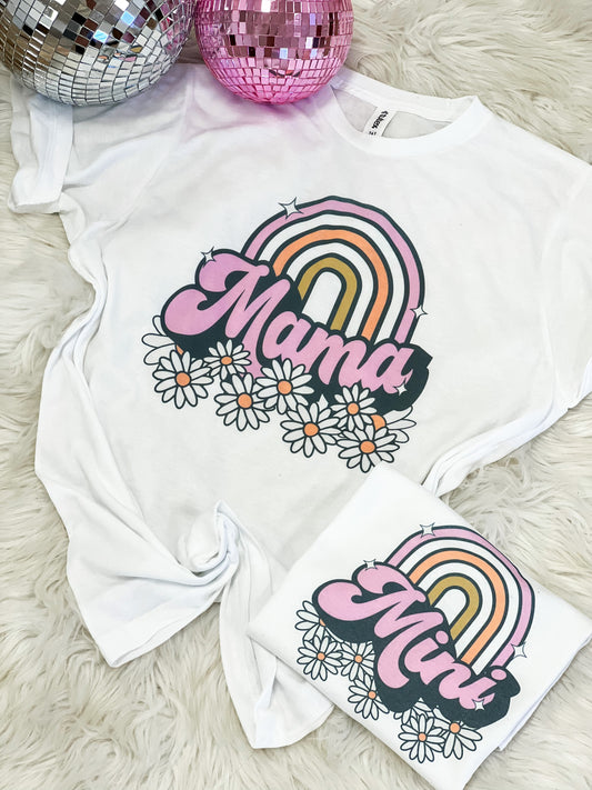 Mama & Mini Rainbow Tee