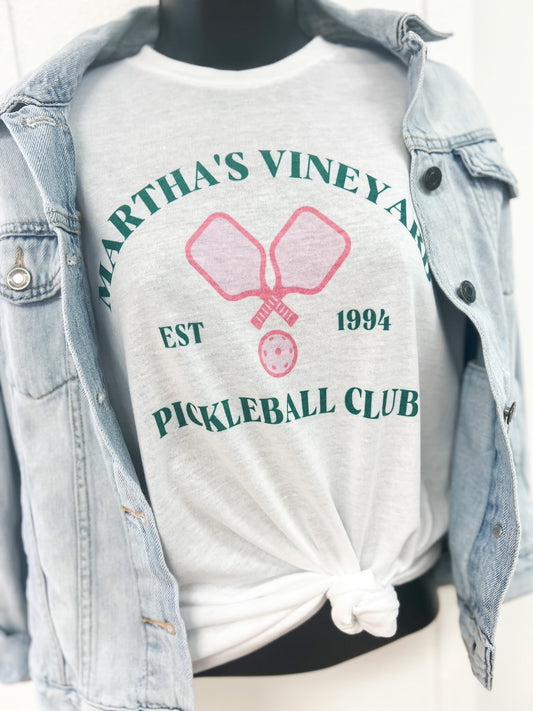 Martha's Vineyard Pickleball Tee