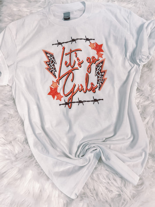 Let's Go Girls (Barbwire) Tee