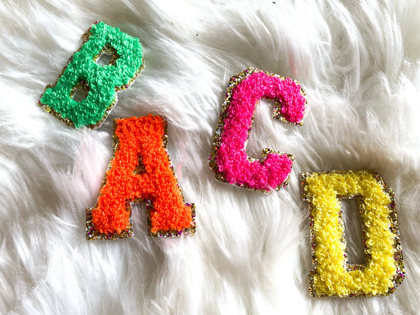 Chenille Letter Patches