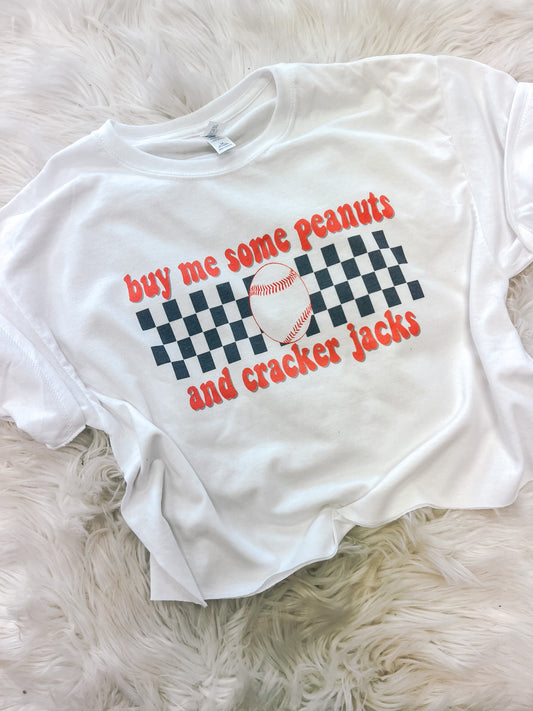 Peanuts & Cracker Jacks Cropped Tee